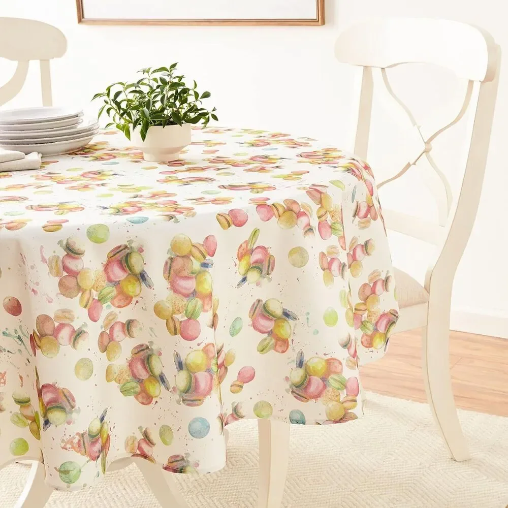 Printed Fabric Tablecloth, 70